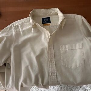 Drake’s size 41 ecru OCBD